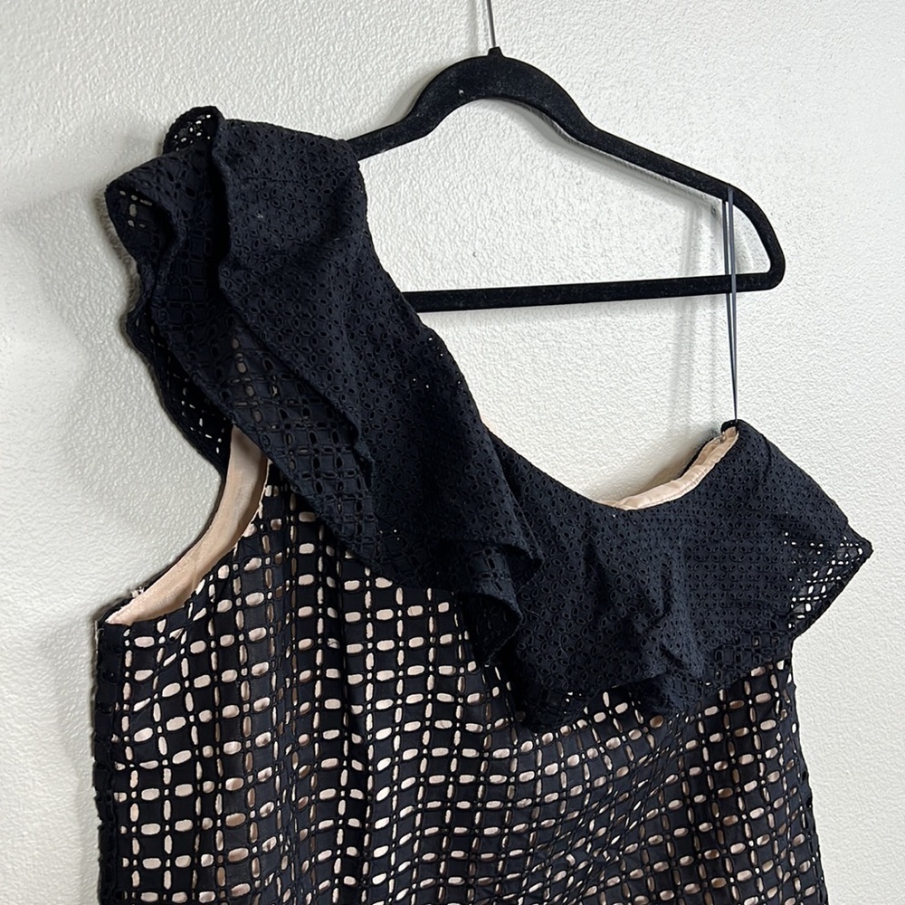 J. Crew One-Shoulder Ruffle Eyelet - Picture 3 of 7